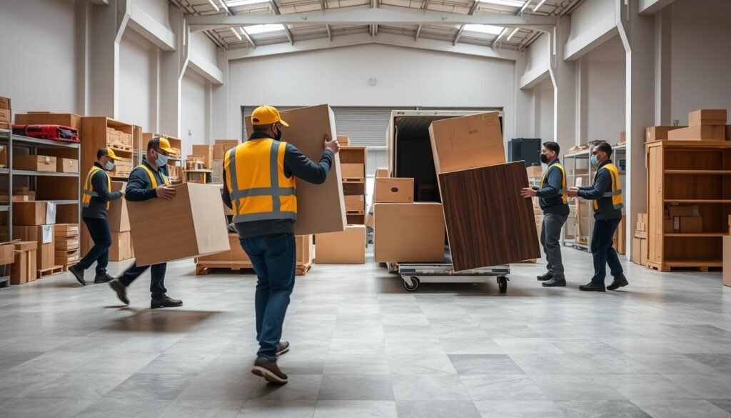 فريق شركة أثاثكو لنقل العفش بالكويت