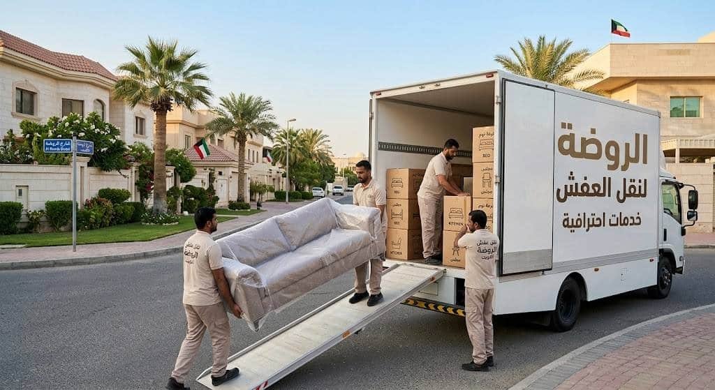 نقل عفش الروضة في الكويت